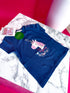 Salt and pepper kids, T-shirt with unicorn (age: 6-7 months)